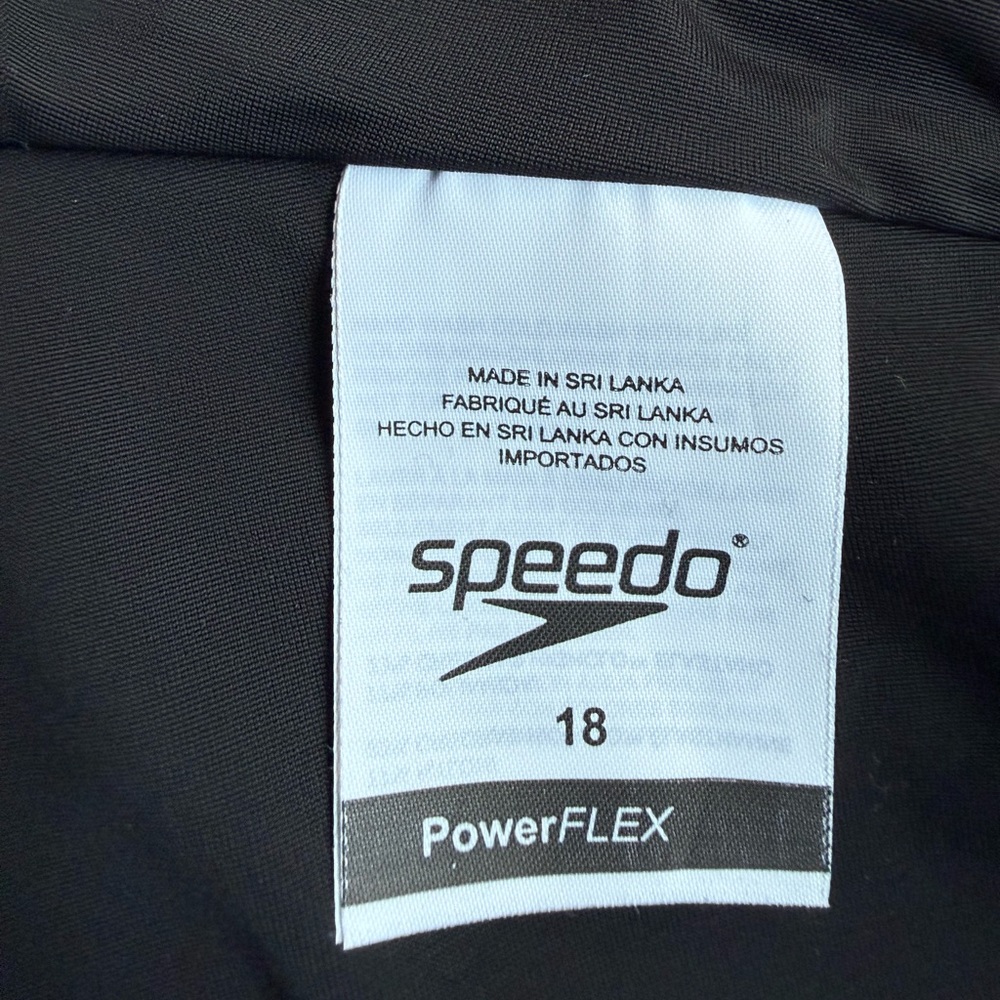 NWT SPEEDO Women's Blue One-Piece Swimsuit Size 18 - Picture 14 of 16